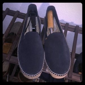 SuitSupply Blue Suede Espadrilles